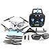 Vicbovo JJRC H31 Waterproof Headless Mode 360° Rolling Action 3D CF One Key Return 2.4G 4CH 6Axis RC Quadcopter RTF with LED Light for Night Flight(White)
