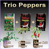 Hot Chili Peppers Deal included Ghost Chili, Chocolate Habanero, Cherry Pepper