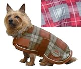 WeatherBeeta Fleece Dog Blanket - Crimson Plaid