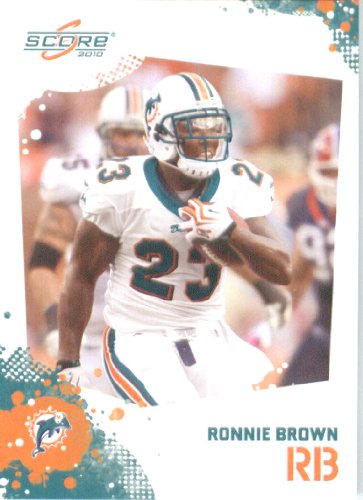 Ronnie Brown - Miami Dolphins - 2010 Score Football Card - NFL Trading Card in Screwdown Case