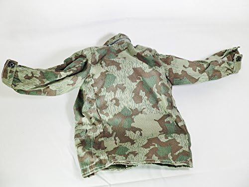 1/6 Scale Action Figure Accessory Army Wind / Rain Jacket Camouflage Pattern Green & Brown Color Fit for 12" Figure