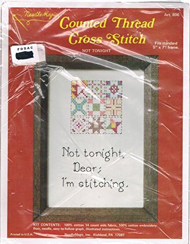 Not Tonight Dear - Cross Stitch Kit
