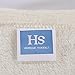 HYSEAS Flannel Fleece Throw Blanket Ivory - Super Soft Plush Microfiber Solid Blanket for Couch, Bed, Chair, Sofa - Fuzzy Cozy Lightweight - 50x60 Inch