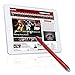 H&T(TM) Second Generation Fine Point Stylus with Two Tip [2 in 1] for Ipad, Ipad Air, Ipad Mini, Iphone, Samsung Galaxy, Nexus, Lg G Pad, HTC and Other Touch Screen Devices (Red)