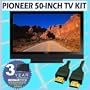 Pioneer Kuro PDP-5010FD 50in. 1080P Plasma HDTV + Accessory Kit & 3YR in-Home Warranty