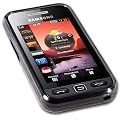 iGloo Rubber Gel Skin Case for Samsung S5230 Tocco Lite - Black