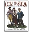 Nostalgic Three Stooges Tin Sign : Golf Masters