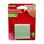 3M Scotch 111 Heavy Duty 1-Inch Mounting Squares, 16-Squares