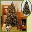 9.5' Pre-Lit Mixed Tip Cascade Artificial Christmas Tree Clear Lights #170621C