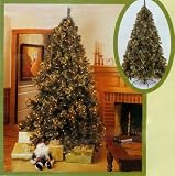 9.5' Pre-Lit Mixed Tip Cascade Artificial Christmas Tree Clear Lights #170621C