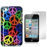 HM Peace Sign Design Crystal Hard Skin Case Cover for Apple Ipod Touch iTouch 4th Generation 4g 4 8gb 32gb 64gb New By Electromaster