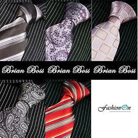 Brand New Designer B. Boss Five Silk Mens Necktie for Working Days Use 003
