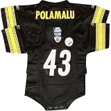 Troy Polamalu Pittsburgh Steelers Black Baby / Infant NFL Football Jersey