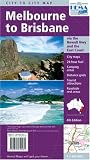 Carte routière : Melbourne to Brisbane (en anglais)