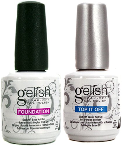 NEW Gelish Dynamic Duo Soak Off Gel Nail Polish - Foundation Base & Top Sealer