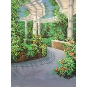 10'x10' Club Garden 3 Computer-Printed Background Backdrop