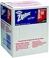 Ziploc Double Zipper Storage Bags 1 Quart/Box of 500