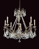 2-598688-8-21 Savoy House Lighting Alexander I Bronze and Crystal Chandelier