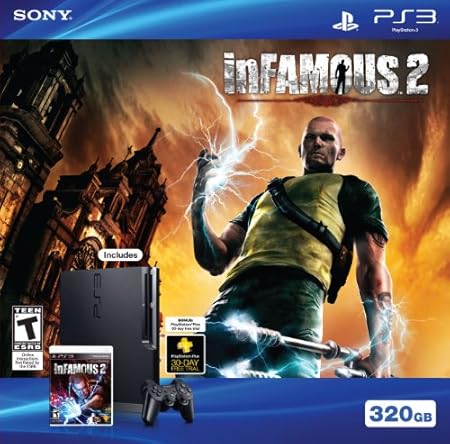 PS3 320GB Infamous 2 bundle