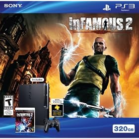 PS3 320GB Infamous 2 bundle