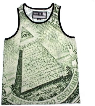 Super Massive Men's All Seeing Eye Photo Sublimated Tank Small Full Color