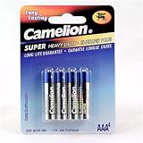 CAMELION Super Heavy Duty Batteries 4 Pack - AAA