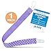 Ah Baby Pacifier Clip Holder for Soothie or Teether Wont Rust and Prevents Germs Girl 16 inch