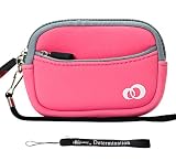 Baby Pink – Grey Trim Slim Protective Soft Neoprene Cover Carrying Case Sleeve with Extra Pocket for Sony Cyber-shot DSC-TX55 DSC-TX100V DSC-W510 DSC-W530 DSC-W560 DSC-W570 DSC-WX5 DSC-WX9 DSC-WX10 DSC Cybershot Point and Shoot Digital Camera + Includes eBigValue Determination Hand Strap Key Chain Baby Pink – Grey Trim Slim Protective Soft Neoprene Cover Carrying Case Sleeve with Extra Pocket for Sony Cyber-shot DSC-TX55 DSC-TX100V DSC-W510 DSC-W530 DSC-W560 DSC-W570 DSC-WX5 DSC-WX9 DSC-WX10 DSC Cybershot Point and Shoot Digital Camera + Includes eBigValue Determination Hand Strap Key Chain