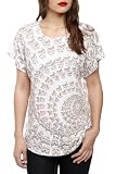 Dizzy Skull Allover Print T-Shirt Top