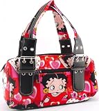 Betty Boop Pink Hearts Handbag Purse
