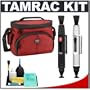 Tamrac 3350 Aero 50 Camera Bag (Red) + Accessory Kit for Canon Rebel XSi, XS, T1i, XTi, 40D, 50D, Nikon D40, D60, D5000, D90, D300, D700, Olympus Evolt E-30, E-450, E-520, E-620, and Sony Alpha A200, A300, A350, A700 Digital SLR Cameras