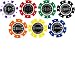 50 Diamond Coin Inlay 12gm Poker Chips - Choose!