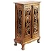 Handmade Asian Furniture - 40" Coconut Palm Storage Cabinet / End Table - Natural Finish