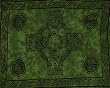 Celtic Sarong - Green Cross - Border May Vary