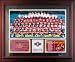 1991 Washington Redskins Framed Super Bowl XXVI Team Photo with Stats