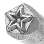 Contemporary Star Outline Punch For Stamping Metal 1/4 Inch 6mm (1)