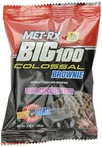 MET-Rx Colossal Brownie Super Chocolate Fudge bar, 12 X 3.52 Oz box