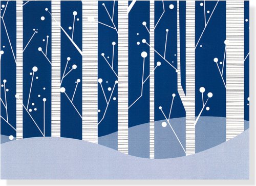 White Birches Holiday Boxed Cards (Christmas Cards, Holiday Cards, Greeting Cards) (Deluxe Boxed Holiday Cards)