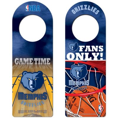 Memphis Grizzlies Official Logo Wood Door Sign
