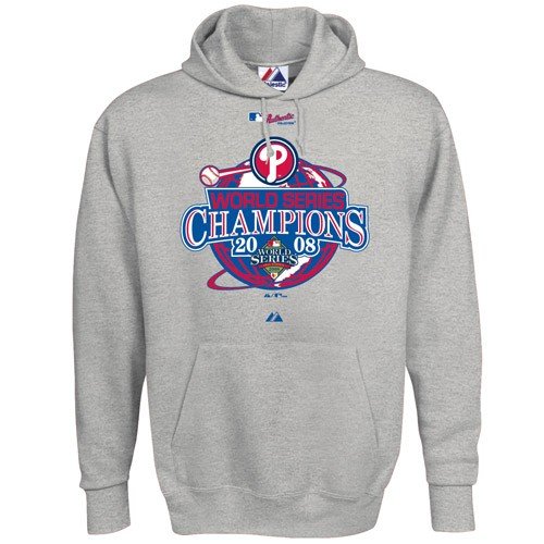 Philadelphia Phillies 2008 World Series Champions Authentic Collection Hooded Sweatshirt