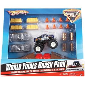 Hot Wheels Monster Jam World Finals Crash Pack by Mattel