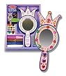 WOODEN PRINCESS MIRROR DECORATE