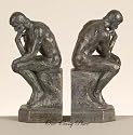 Great Thinker Bronze Greek Bookends Statues