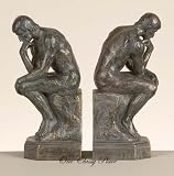 Great Thinker Bronze Greek Bookends Statues