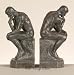 Great Thinker Bronze Greek Bookends Statues