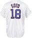 Geovany Soto Autographed Jersey | Details: Chicago Cubs, White Pinstripe, Majestic Replica