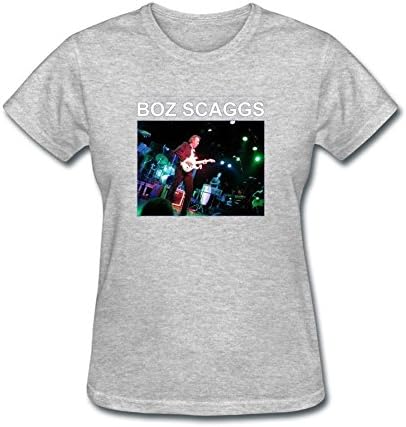 FUSHUOSHIRTW Women's Boz Scaggs T-shirt Size XXL Grey