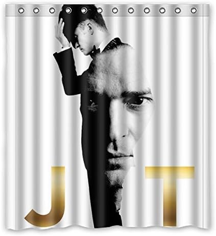 PANDA Custom Justin Timberlake Shower Curtain Waterproof Polyester Bathroom 66