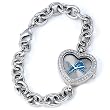 NFL Women's FH-DET Heart Collection Detroit Lions Watch