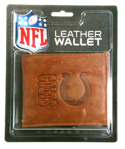 NFL Embossed Leather Wallet - Indianapolis Colts